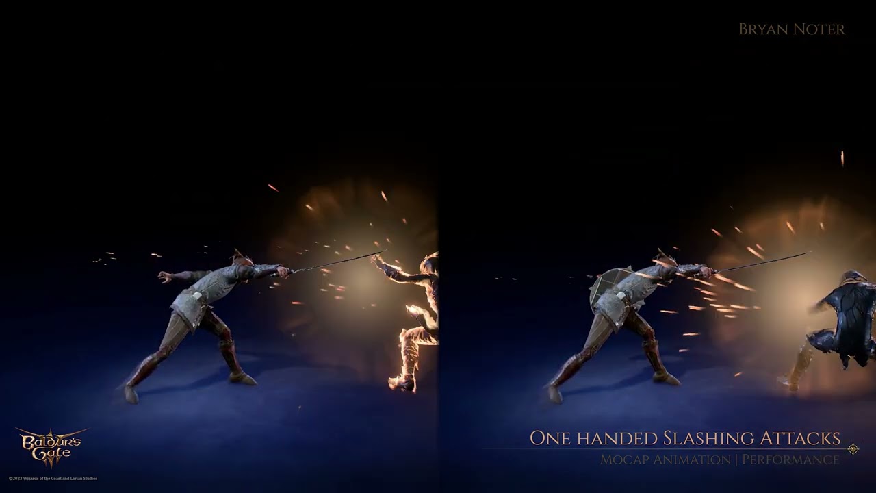 Baldur's Gate 3 - Weapon Attack Gameplay Animations