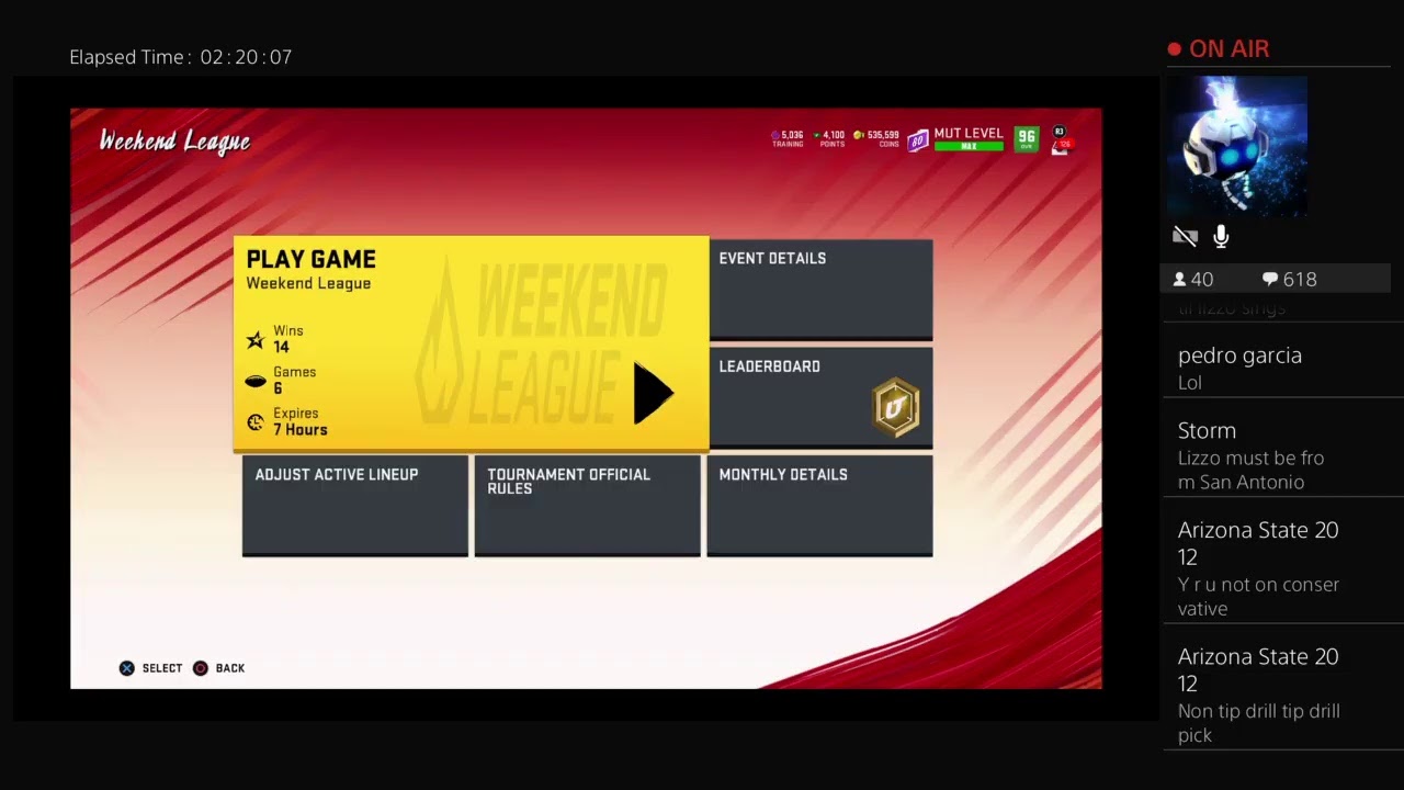 MUT 20 Weekend league gameplay! 10-3 start! HISTORY 18 wins?