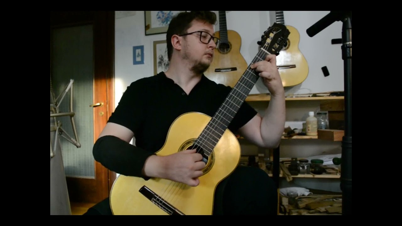 Carpathian spruce and Indian rosewood Romanillos hommage - Francisco Tarrega Capricho Arabe