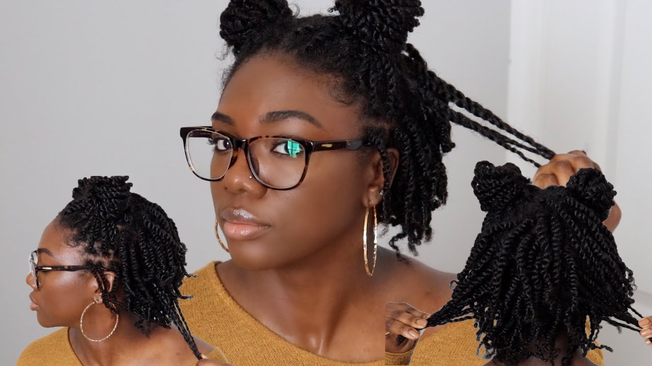 Mini Twists On Type 4 Natural Hair | Courtney Lynn