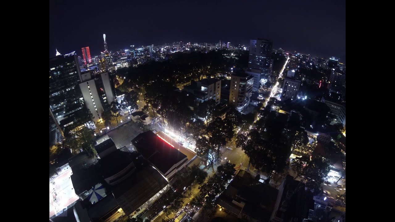 Ho Chi Minh city sunset timelapse in 4K
