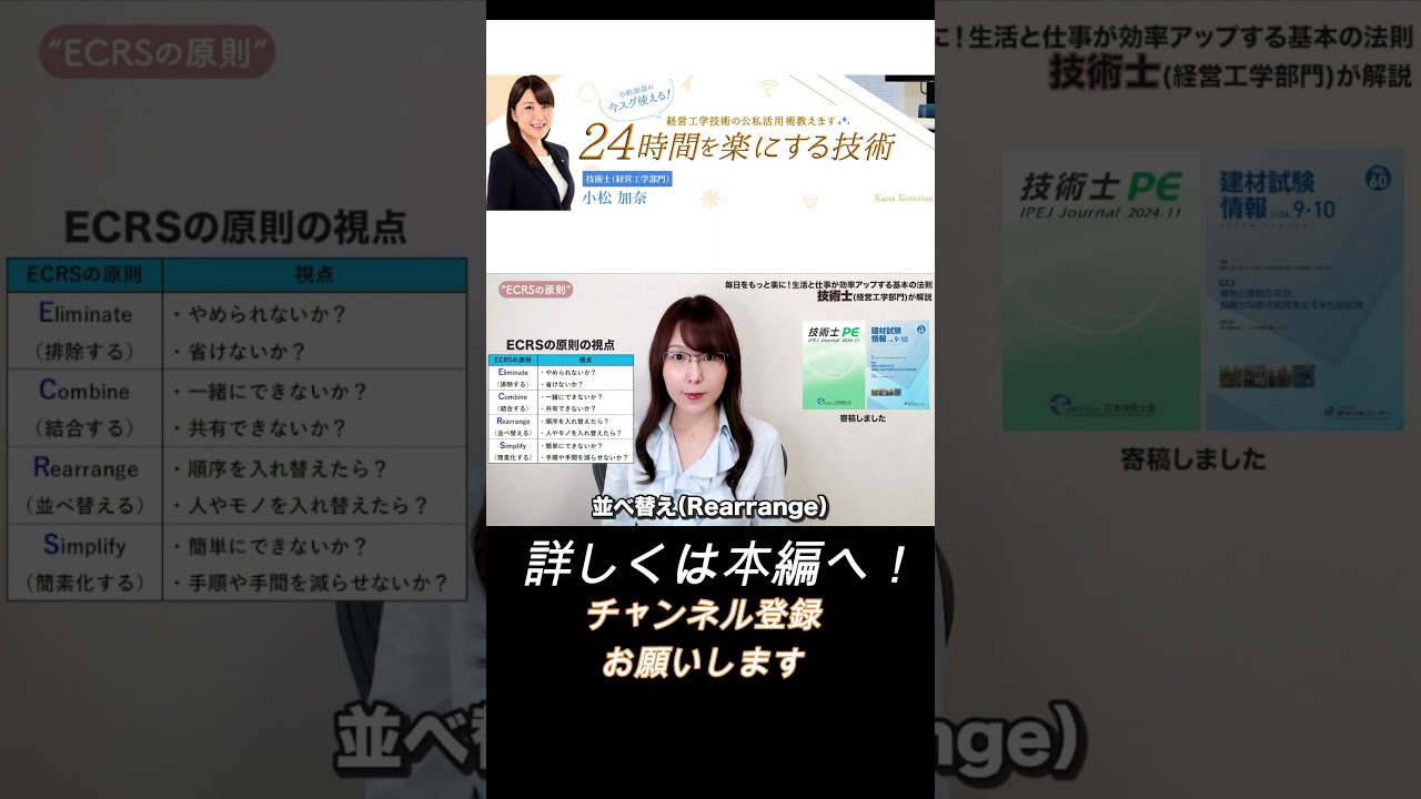 毎日をもっと楽に❗生活と仕事が 