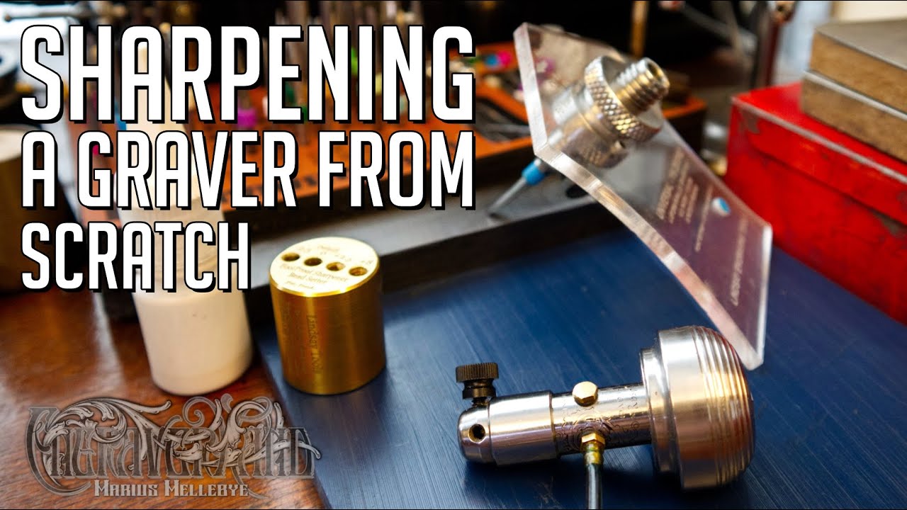 Graver Sharpening Tutorial with Lindsay templates.