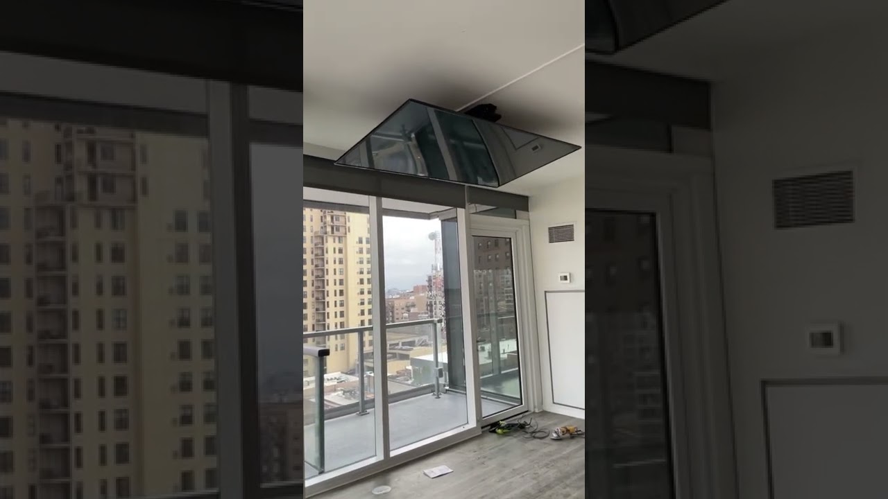 Vivo Ceiling Mount / 70” Vizio Full Motion ( Electric Mount ) Installation