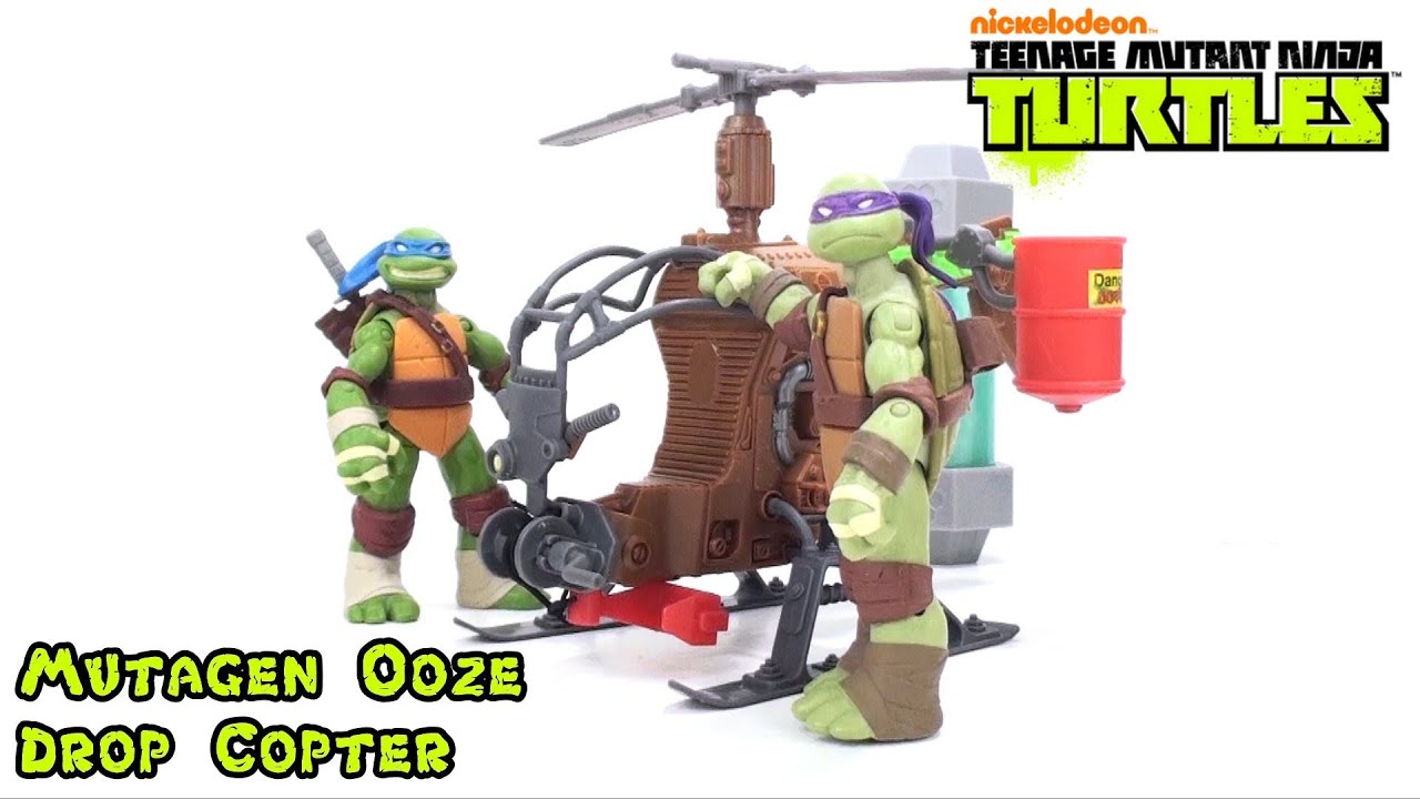 Video Review of the 2012 TMNT: Mutagen Ooze Drop Copter