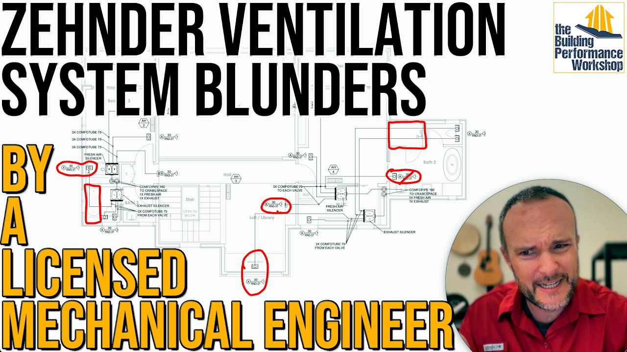 Необычная конструкция вентиляционной системы: схема Zehnder ERV от лицензированного инженера-меха...