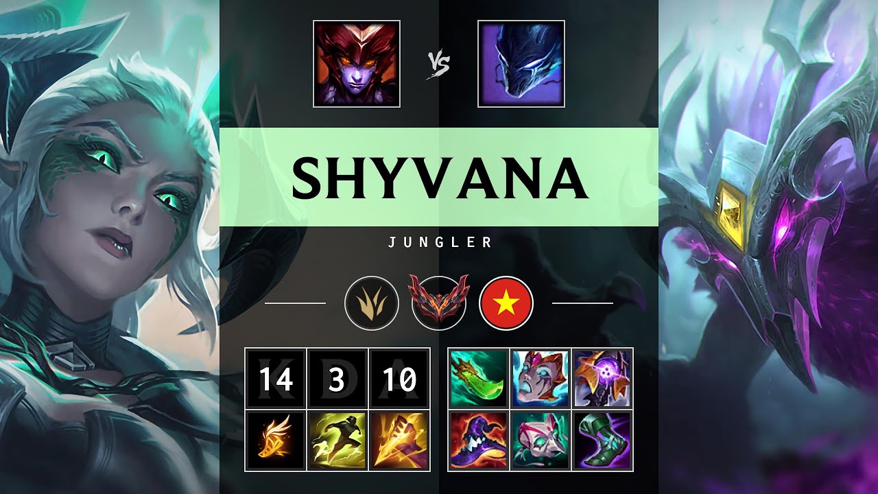 Shyvana Jungle vs Nocturne - VN Grandmaster Patch 25.19
