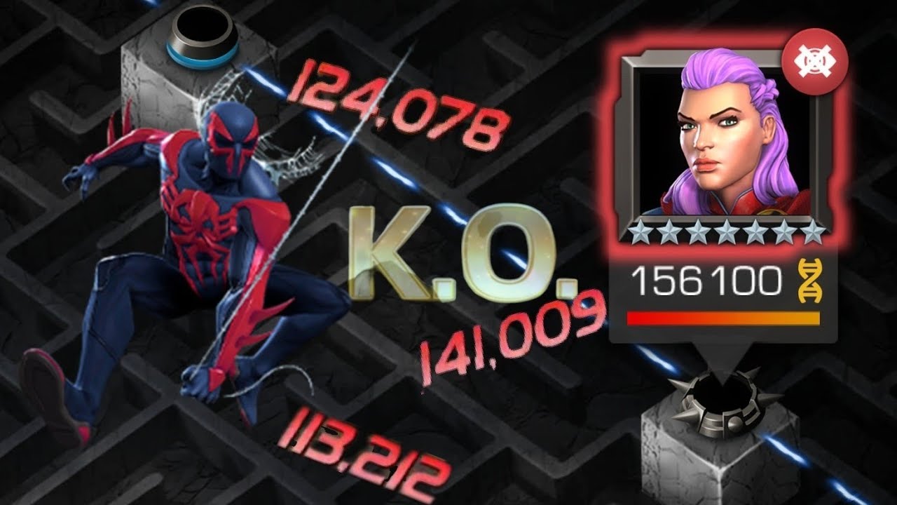 SPIDERMAN 2099 SHREDS NECROPOLIS CAPTAIN BRITAIN | MCOC