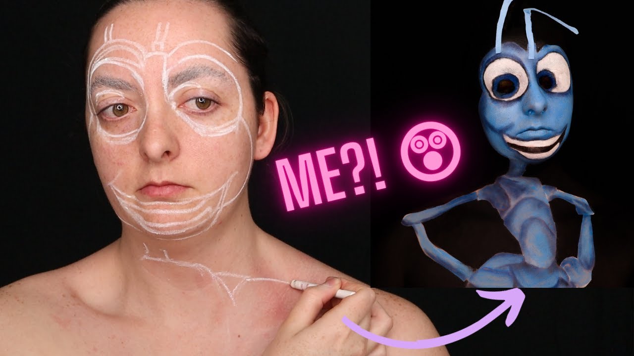 Can I Turn Myself Into A BUG?! | Pixar Makeup Series