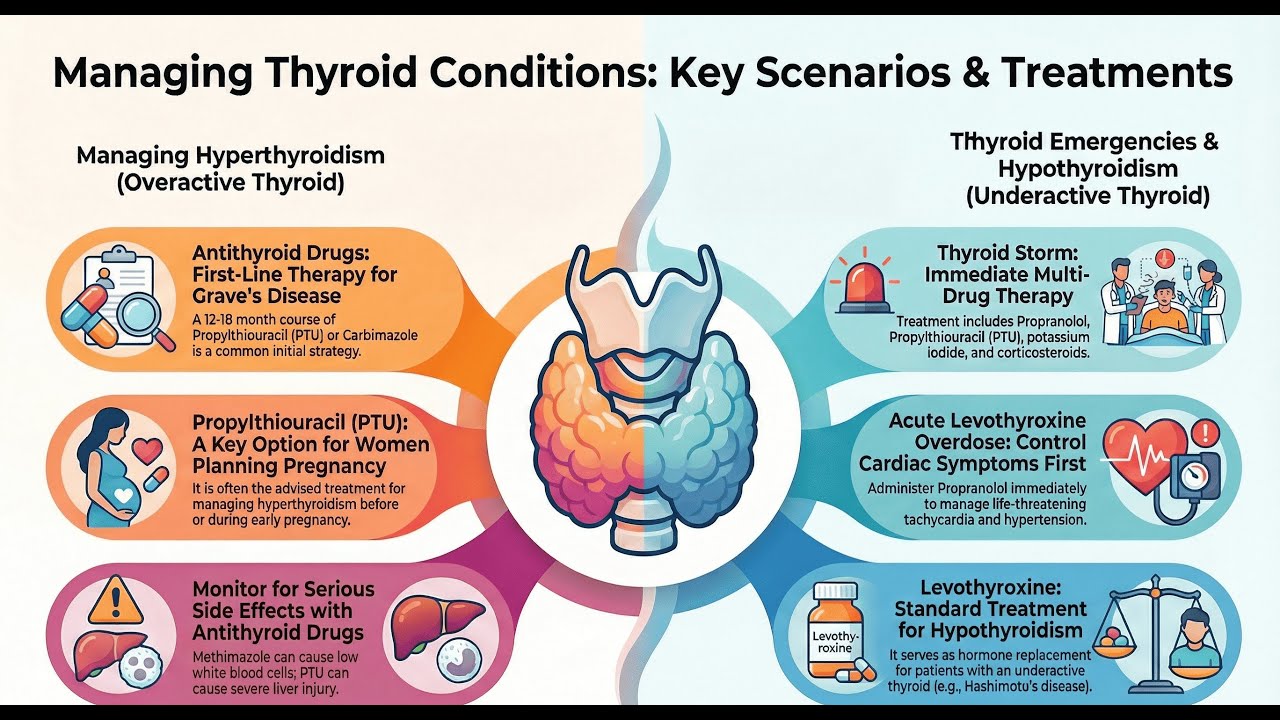 Endocrine Pharmacology For Medicine (1): Thyroid drugs