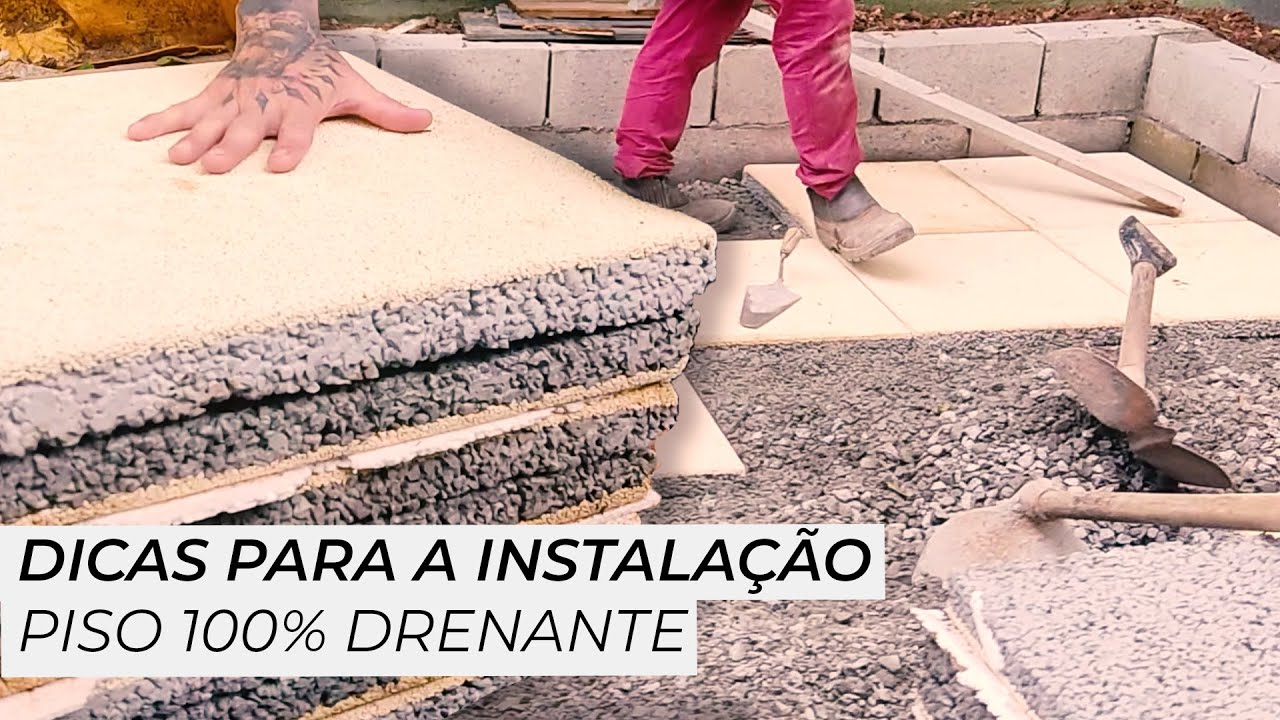 DICAS PRÁTICAS para a INSTALAÇÃO do Piso 100% DRENANTE!