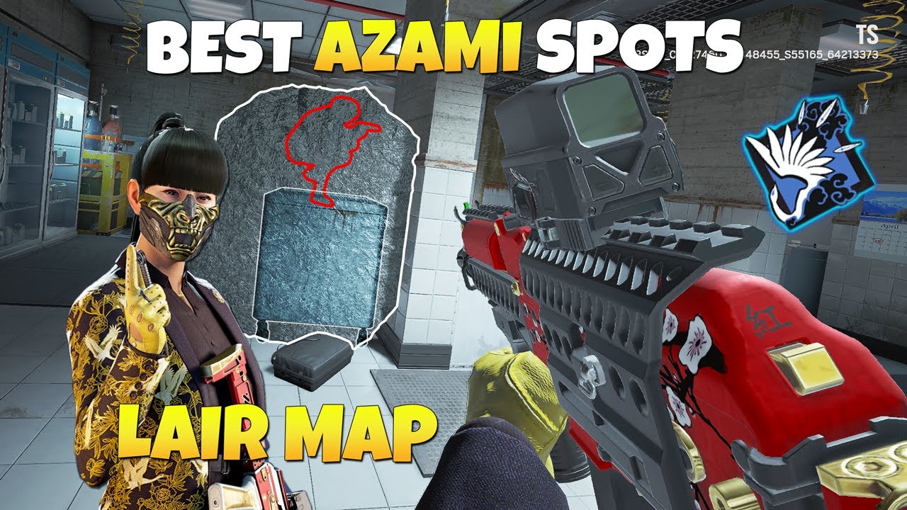 Best Azami Gadget Spots on Lair Map - Rainbow Six Siege Guide
