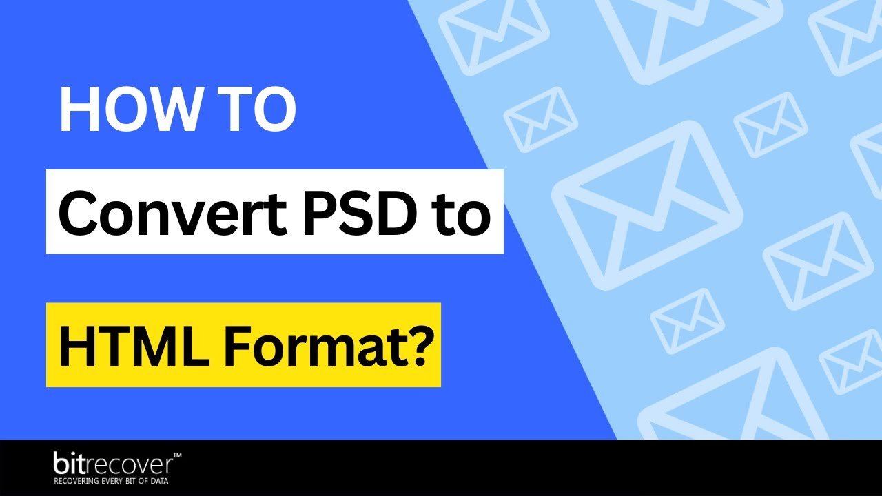 How to Convert PSD to HTML Format | Photoshop File to HTML
