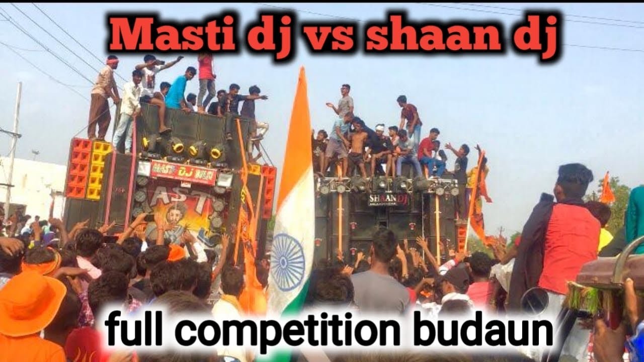 Masti dj bilsi vs Shaan dj islamnagar fulll competition in budaun #viral