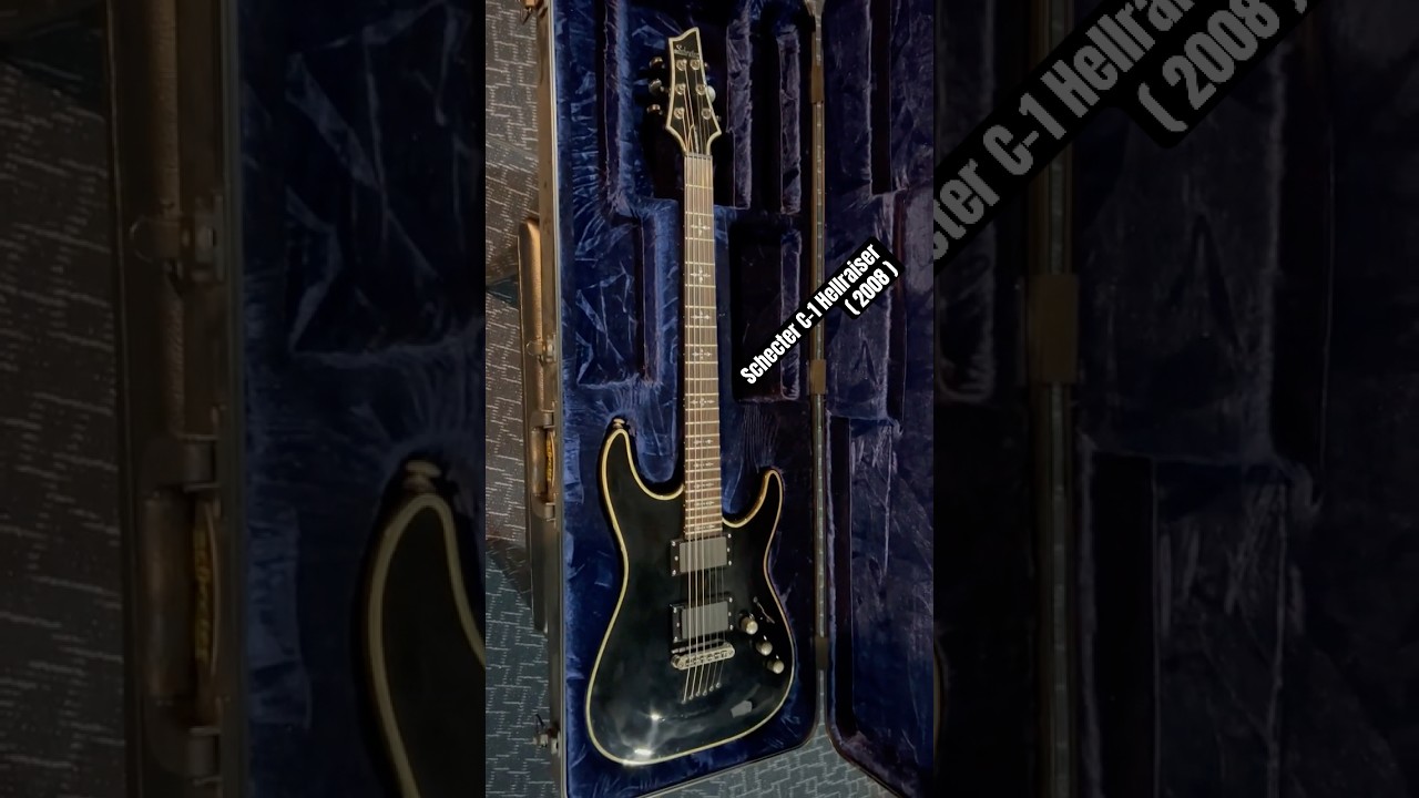 Schecter C-1 Hellraiser ( 2008 ) Black #schecterguitars #metalcore #metal  #guitar