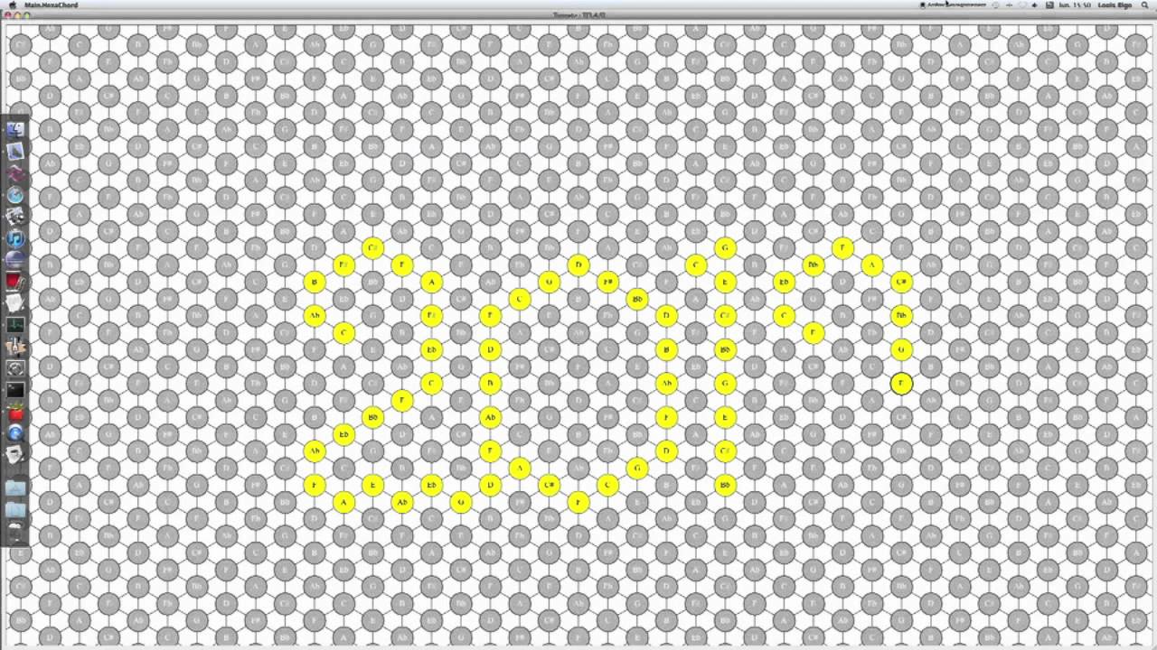 Happy new year in a Tonnetz