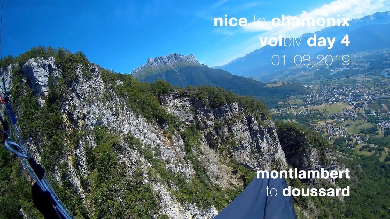 Nice to Chamonix volbiv day 4 (on my Advance Omega XAlps 3)