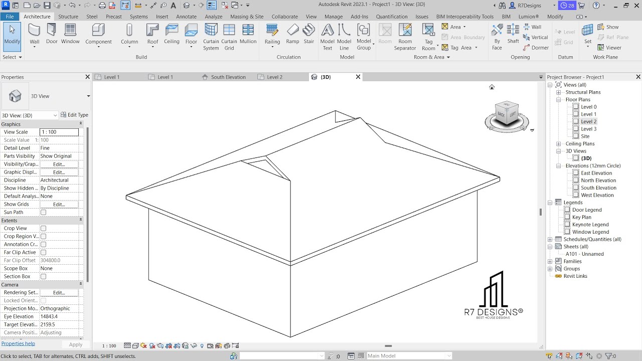 Dutch Gable Roof | Revit