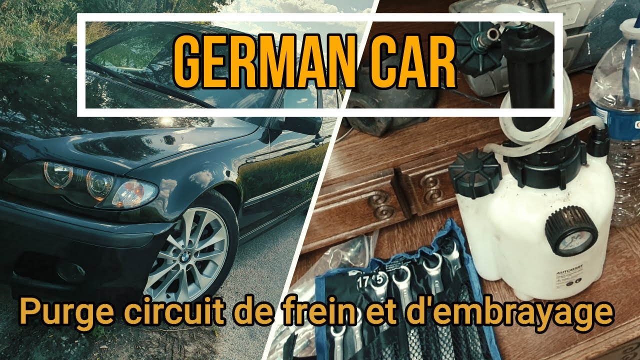 remplacement flexibles et purge circuit de frein et d'embrayage sur BMW e46; #bmw #bmwe46 #320d