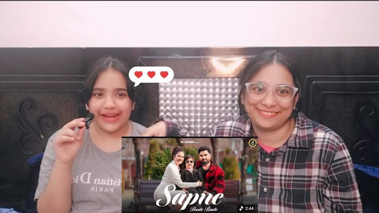 First time reacting to Sapne Bade Bade | Armaan Malik | Kritika Malik | Zaid Malik |