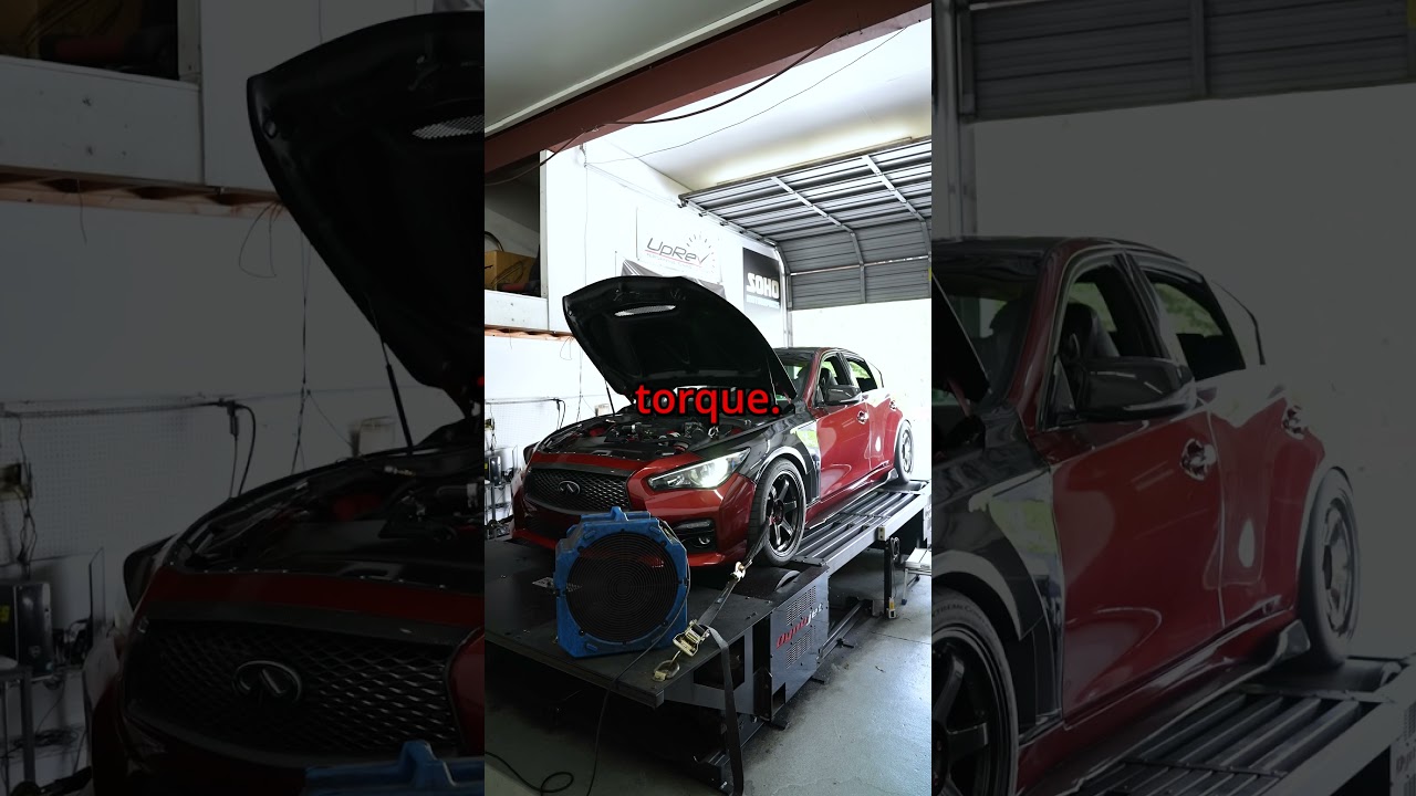 q50 making over 600WHP😱 #vqlife #q50 #vq37vhr #boosted #supercharged