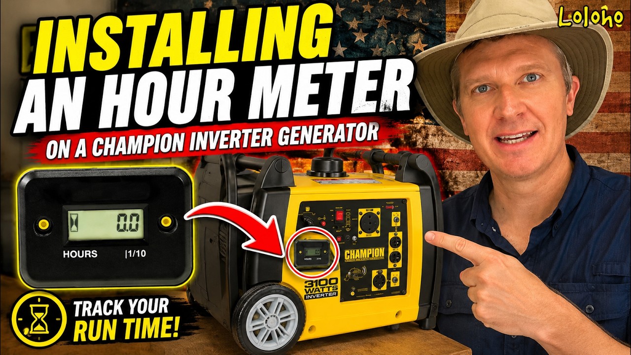 🔧 INSTALLING AN HOUR METER ⏳ on a Champion Inverter Generator
