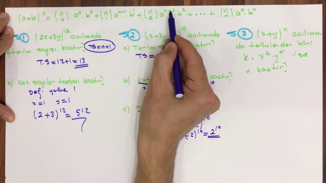 BİNOM A&Ccedil;ILIMI - 1 (Konu anlatımı)