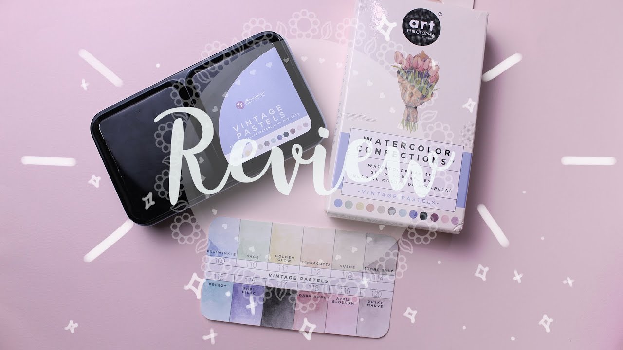 [Vintage Pastels Palette] Watercolour Review