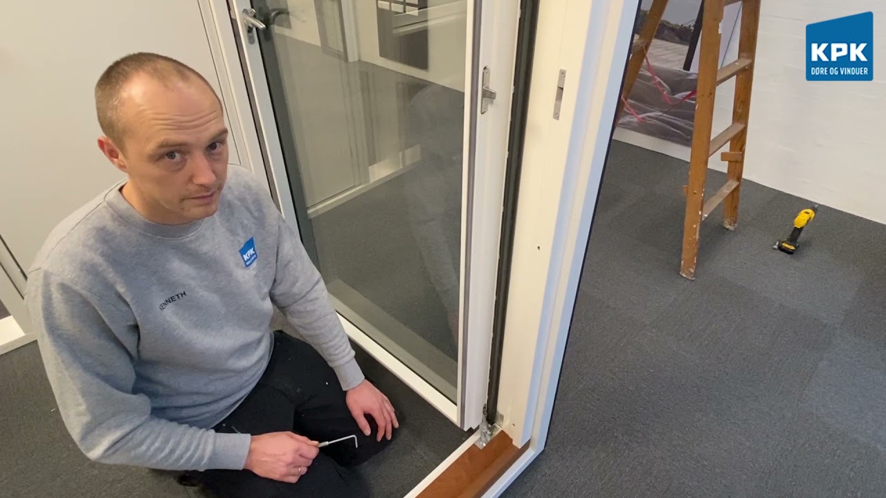 KPK: Justering af VISION vinduesdør