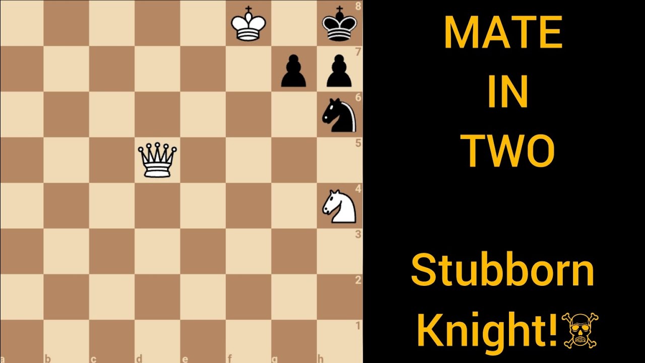 Only 1% can solve this MATE IN 2 chess puzzle