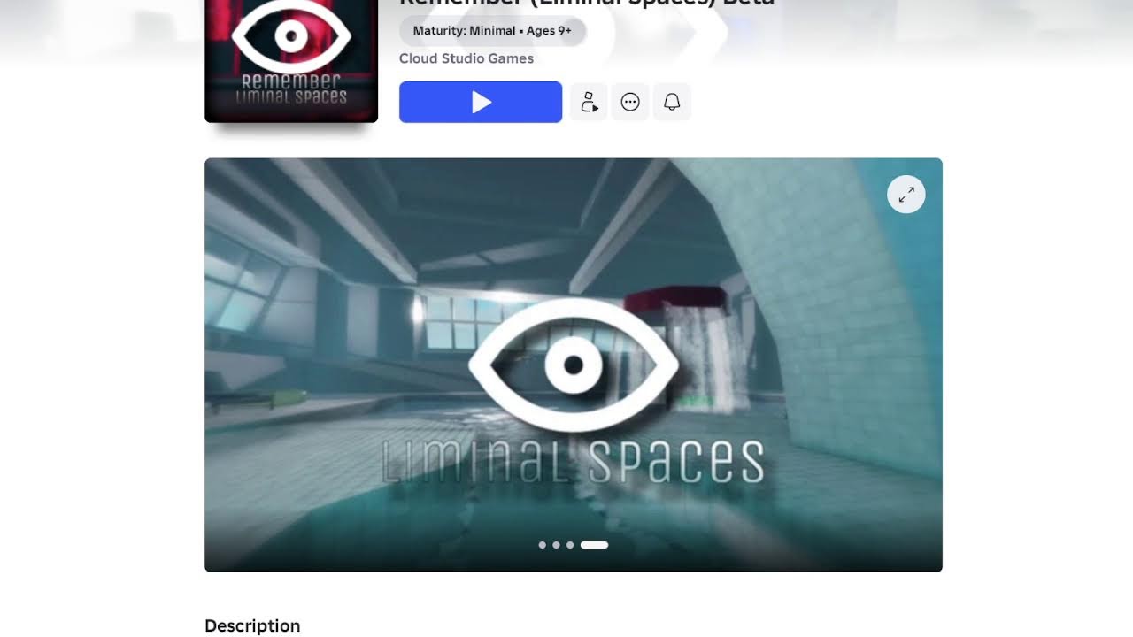 Roblox Liminal Spaces Game Release