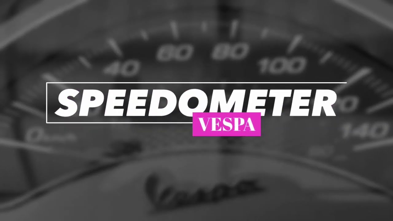 Speedometer vespa