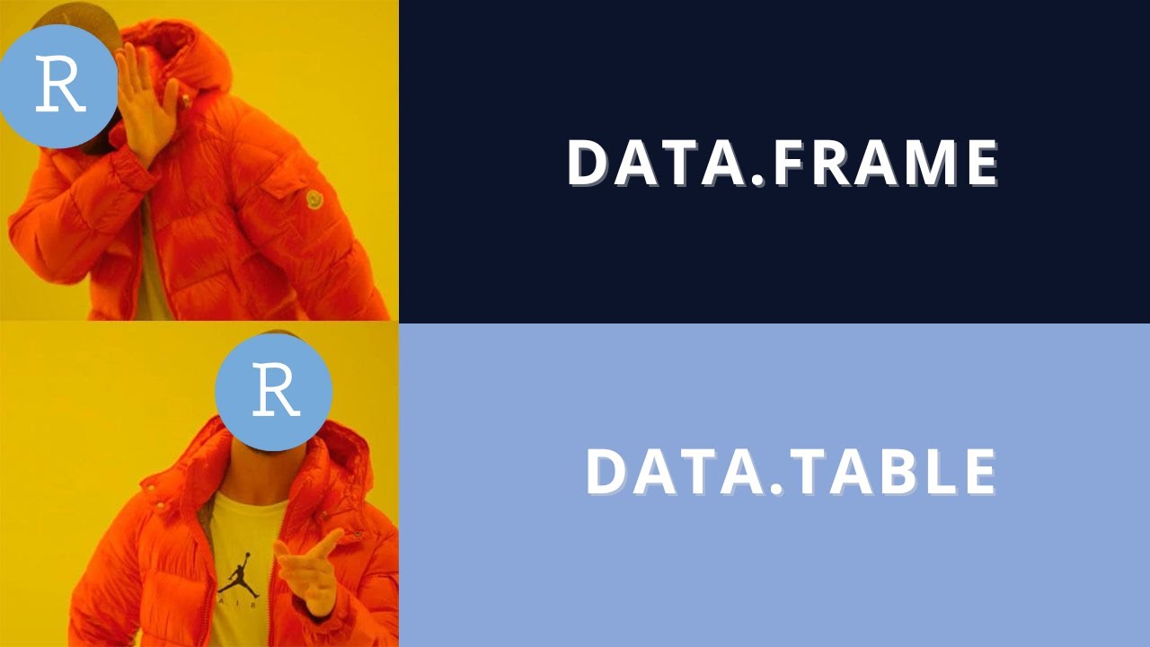 Adiós Data Frames en R, Hola Data Tables. #rprogramming  #datascience  #datatables  #bigdata