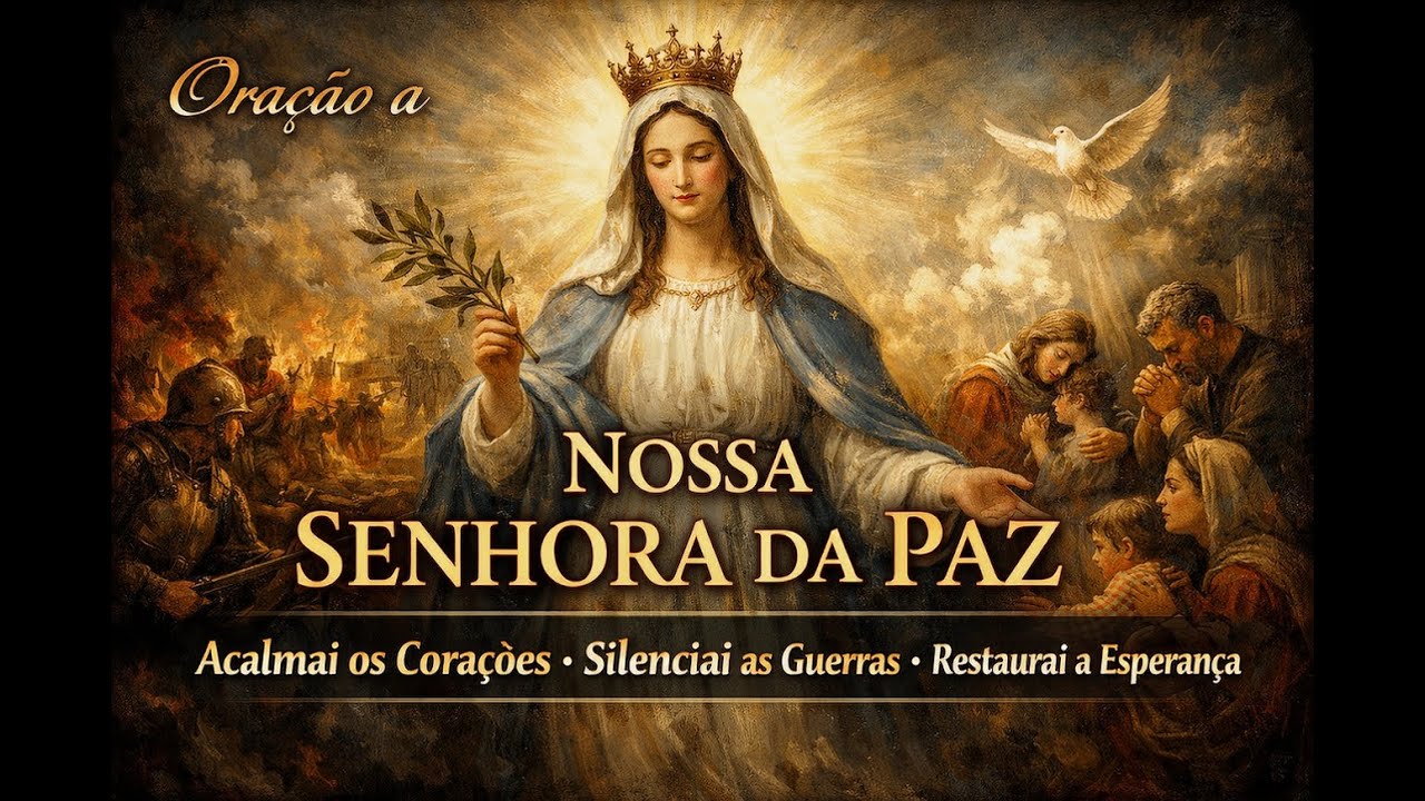 Oração a Nossa Senhora da Paz – Acalmai os Corações, Silenciai as Guerras e Restaurai a Esperança.