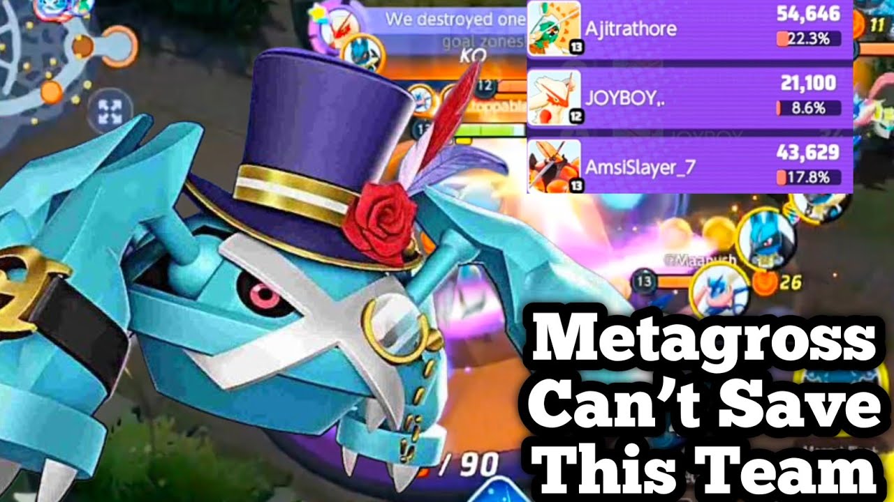 Metagross Carry? Not with THESE Teammates 💀 | Metagross Gameplay | Pokemon Unite