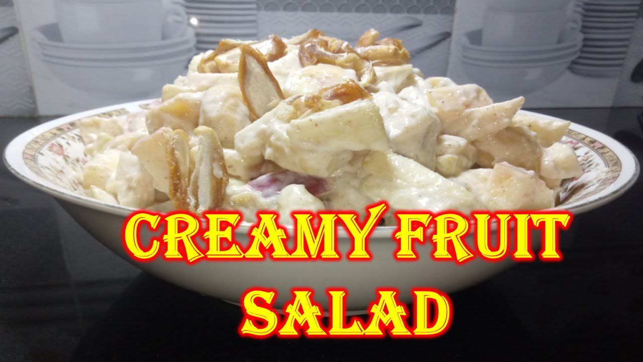 Creamy Fruit Salad Recipe in Urdu Fruit Salad With Cream Recipe In Urdu Simple Fruit Salad Recipe