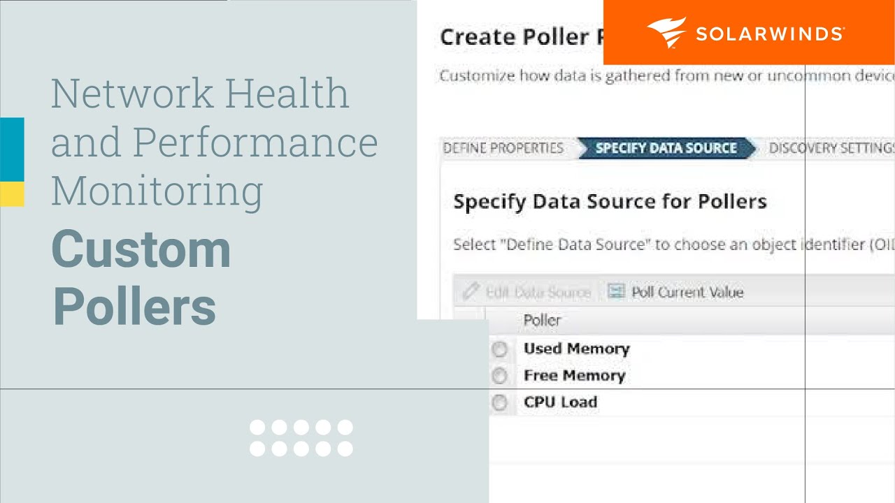 Network Health and Performance Monitoring: Custom Pollers
