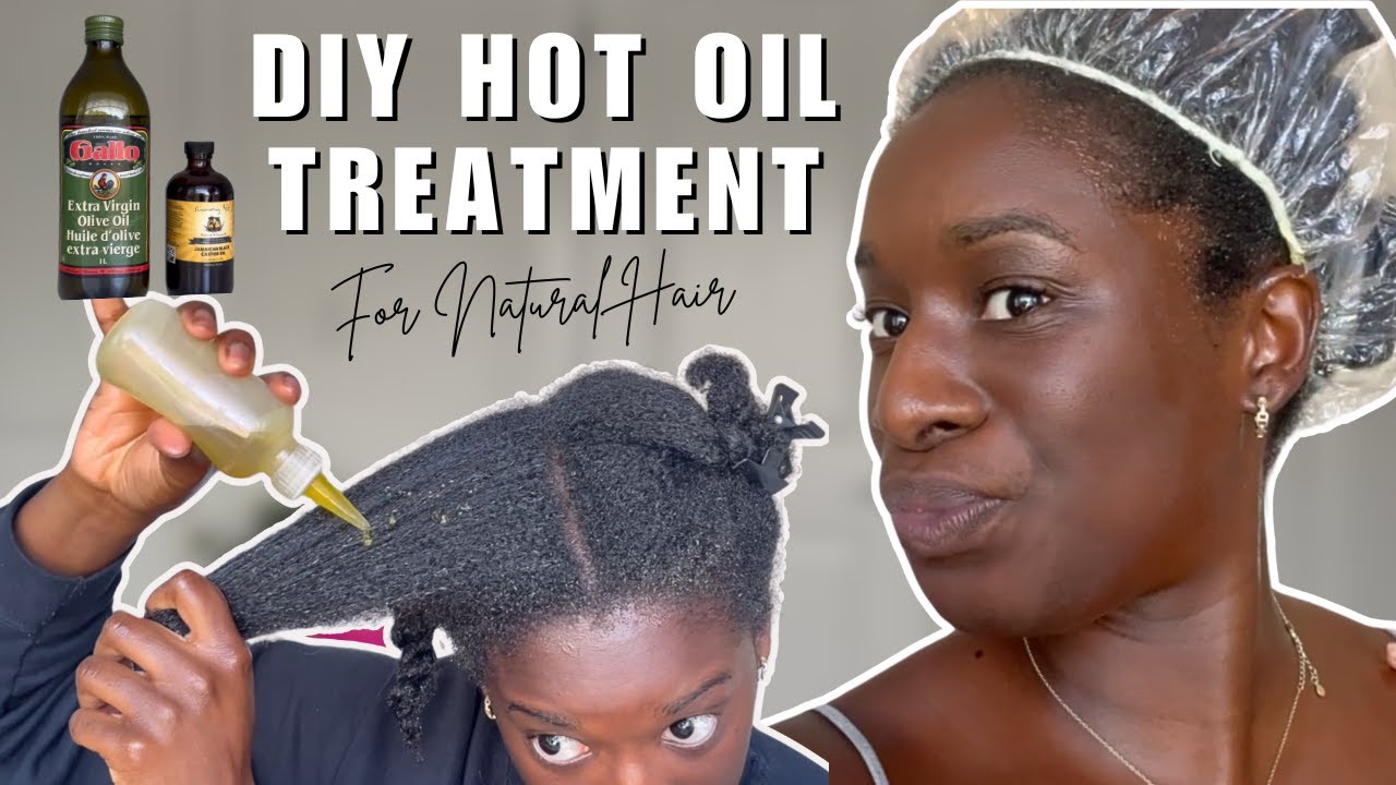 HOW TO: DIY Hot Oil Treatment | Revive Your DRY Natural Hair & Prevent Breakage!