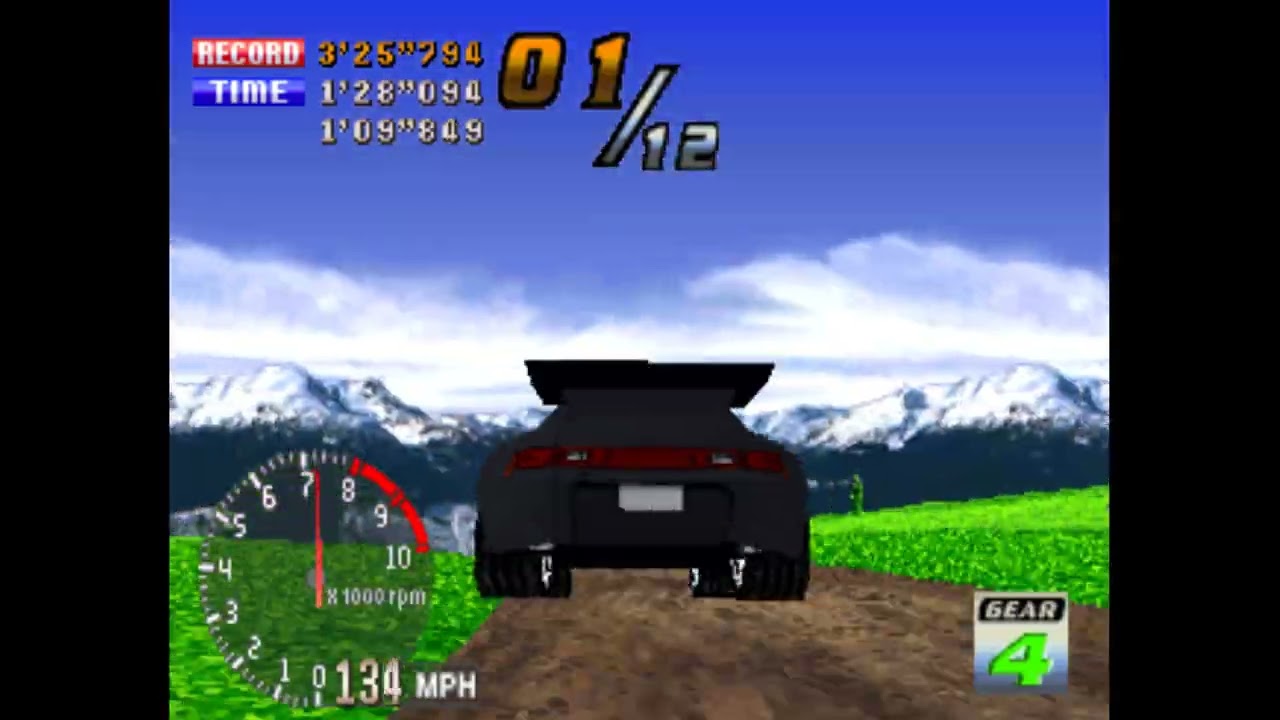 Touge Max 最速ドリフトマスター PlayStation - Northern Country (Porsche 911 Turbo 964)