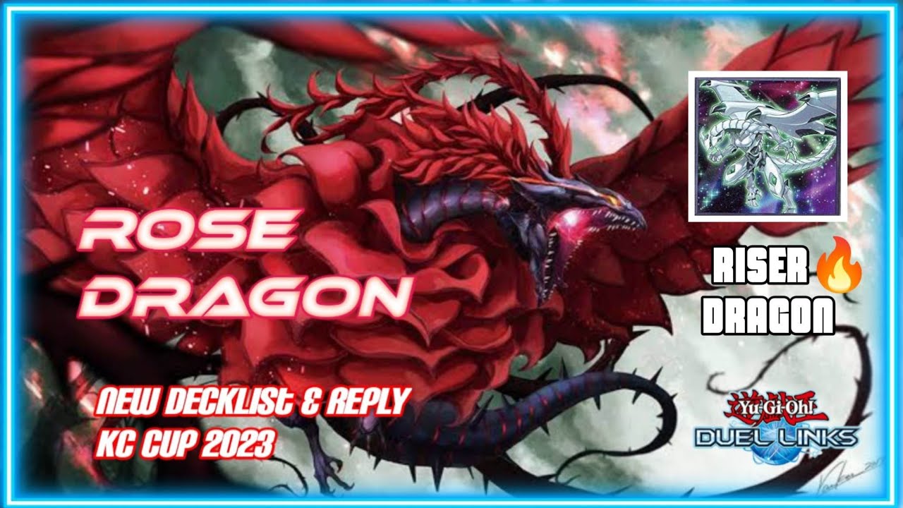NEW ROSE DRAGON WITH SHOOTING RISER DRAGON [Yu-Gi-Oh] Duel Links.