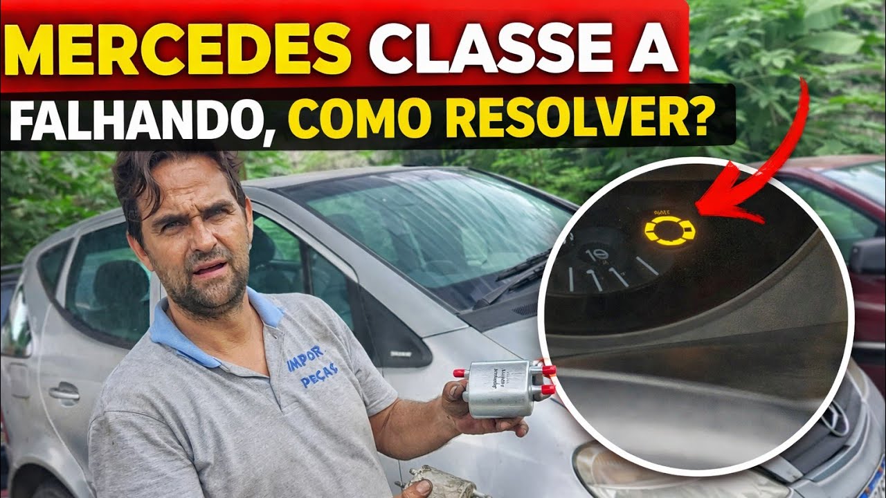 MERCEDES CLASSE A FALHANDO SEM LENTA COMO RESOLVER 