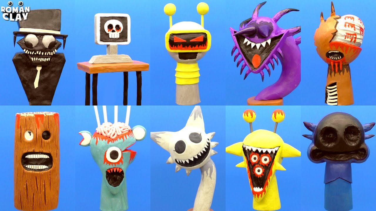 Making SPRUNKI Phase 5 Sculpting with Clay 😬 Part 2