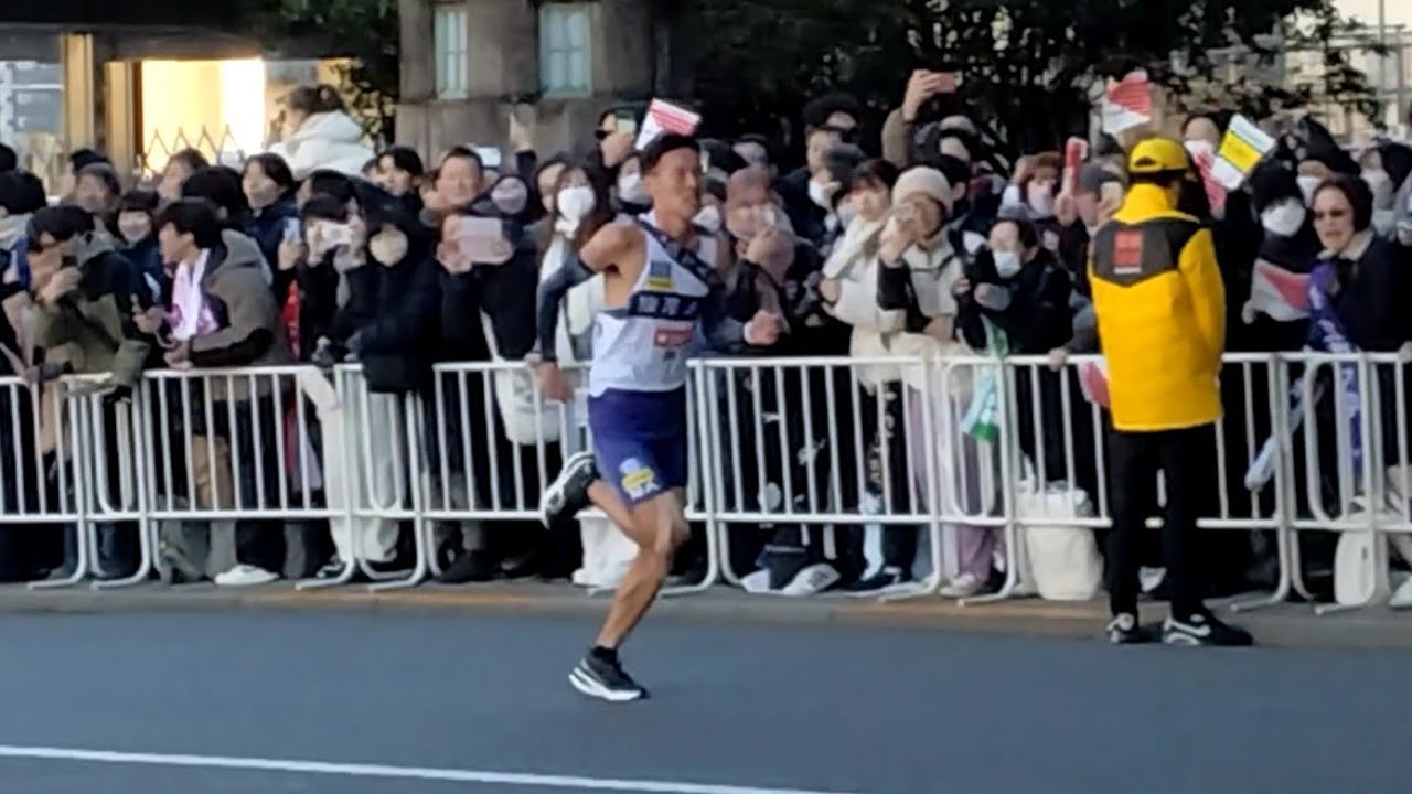 第102回 箱根駅伝 復路 10区 全選手通過 日本橋三越前 ゴール付近 2026年1月3日