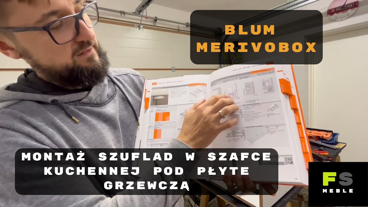 BLUM MERIVOBOX pierwsze starcie | Montaż w szafce kuchennej | Montaż szuflad i frontów