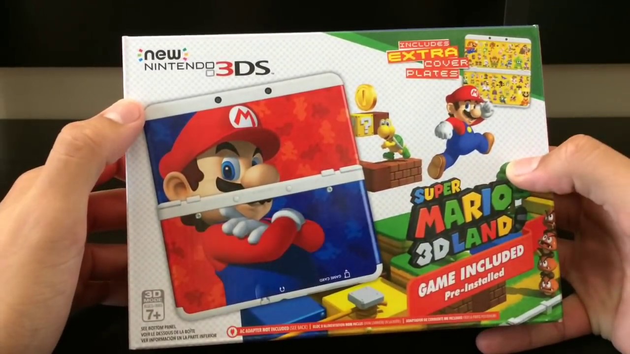 New Nintendo 3ds Super Mario Edition Unboxing and Review