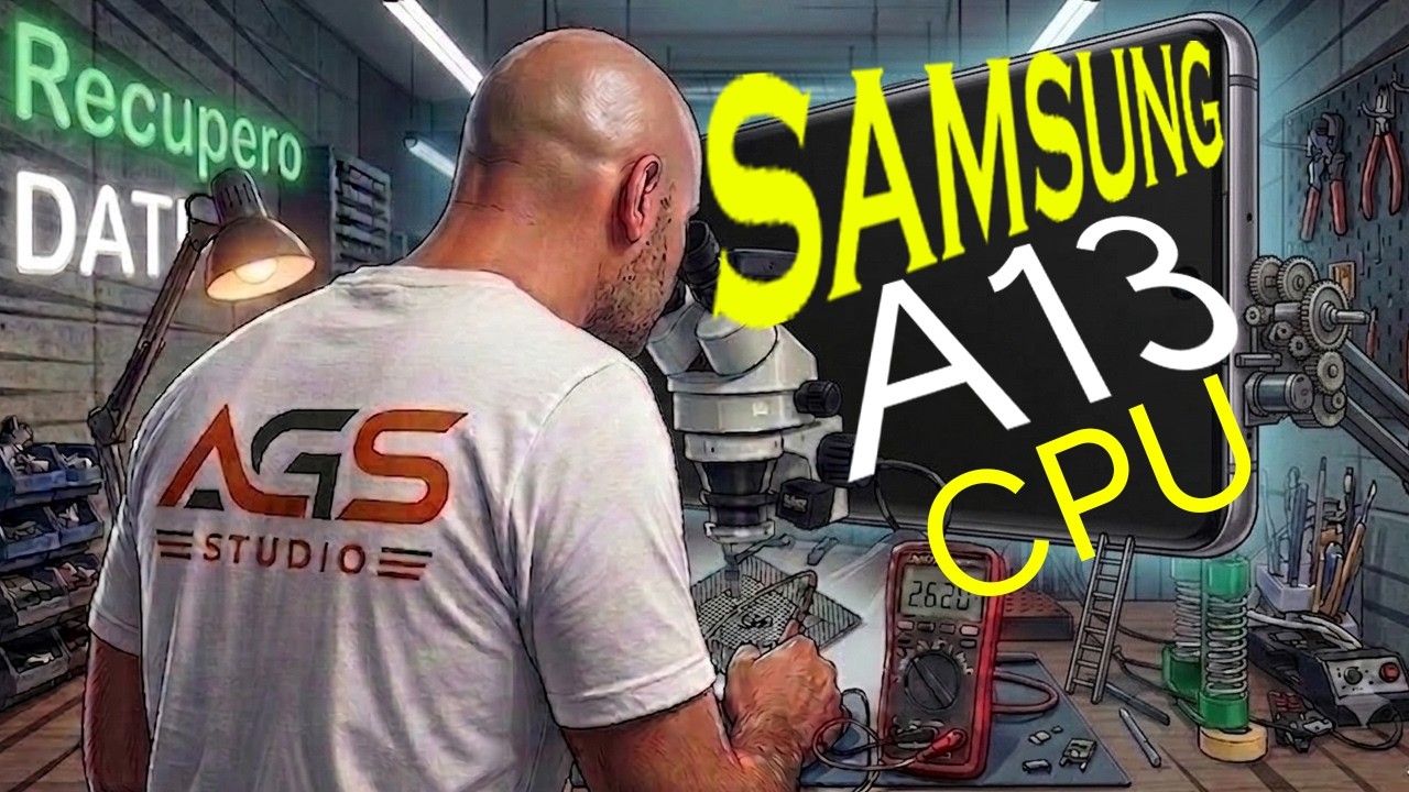 SAMSUNG A13 NON SI ACCENDE, BLOCCATO SUL LOGO E NON CARICA  - REBALL CPU -RECUPERO DATI