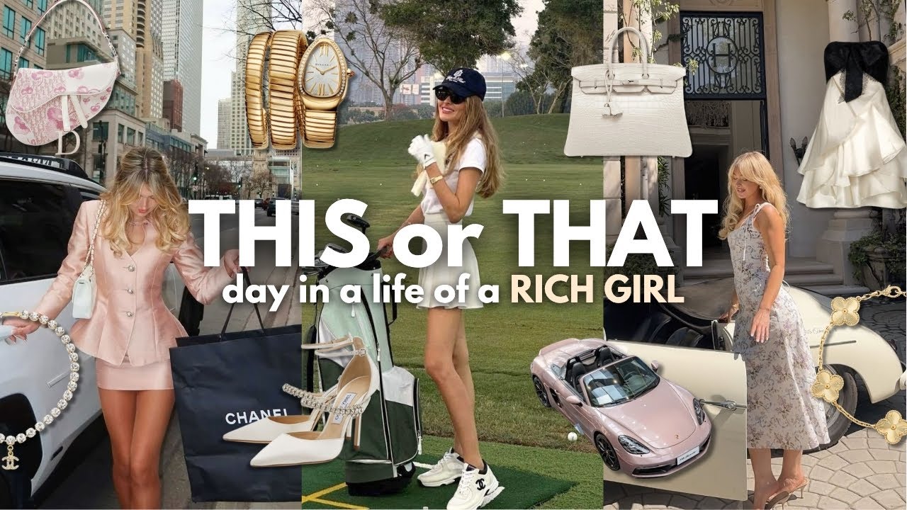 Day in a life of RICH GIRL | THIS OR THAT