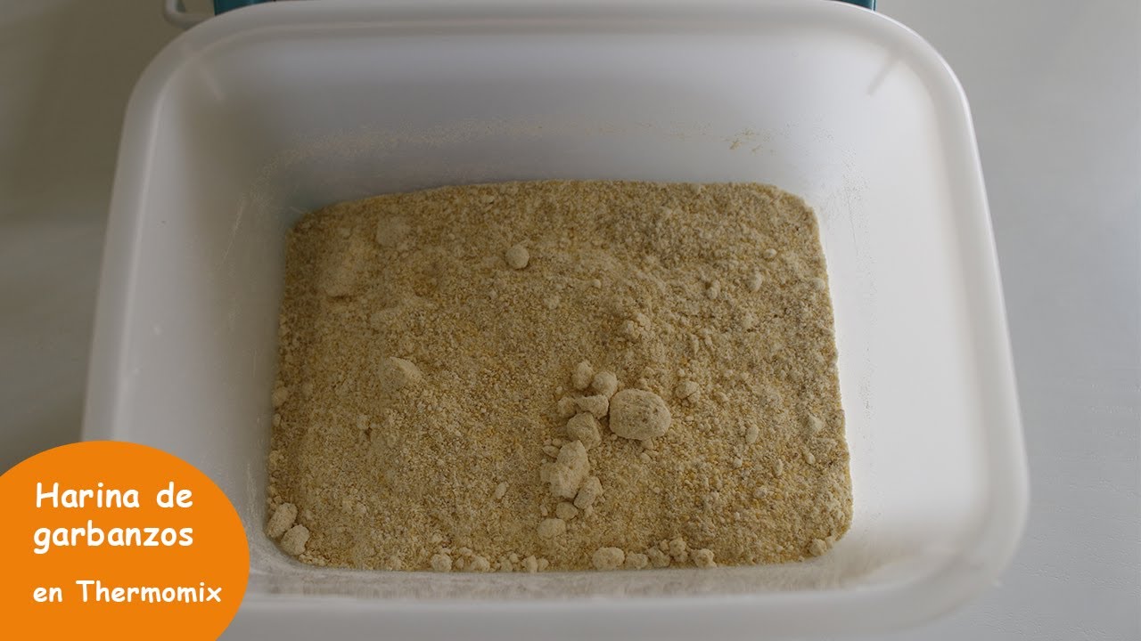 Harina de garbanzos en Thermomix