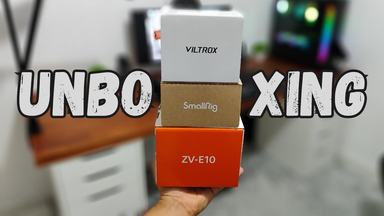NOVA CAMERA DO CANAL-  SONY ZV E10 + LENTE VILTROX 23mm 1.4 + CAGE SmallRing