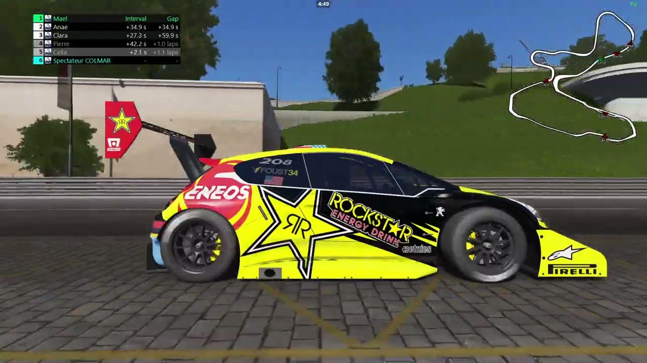 Legend Track - Session pilotage 25 fevrier 2026 - Course 3 - Peugeot 208 T16 - Prague
